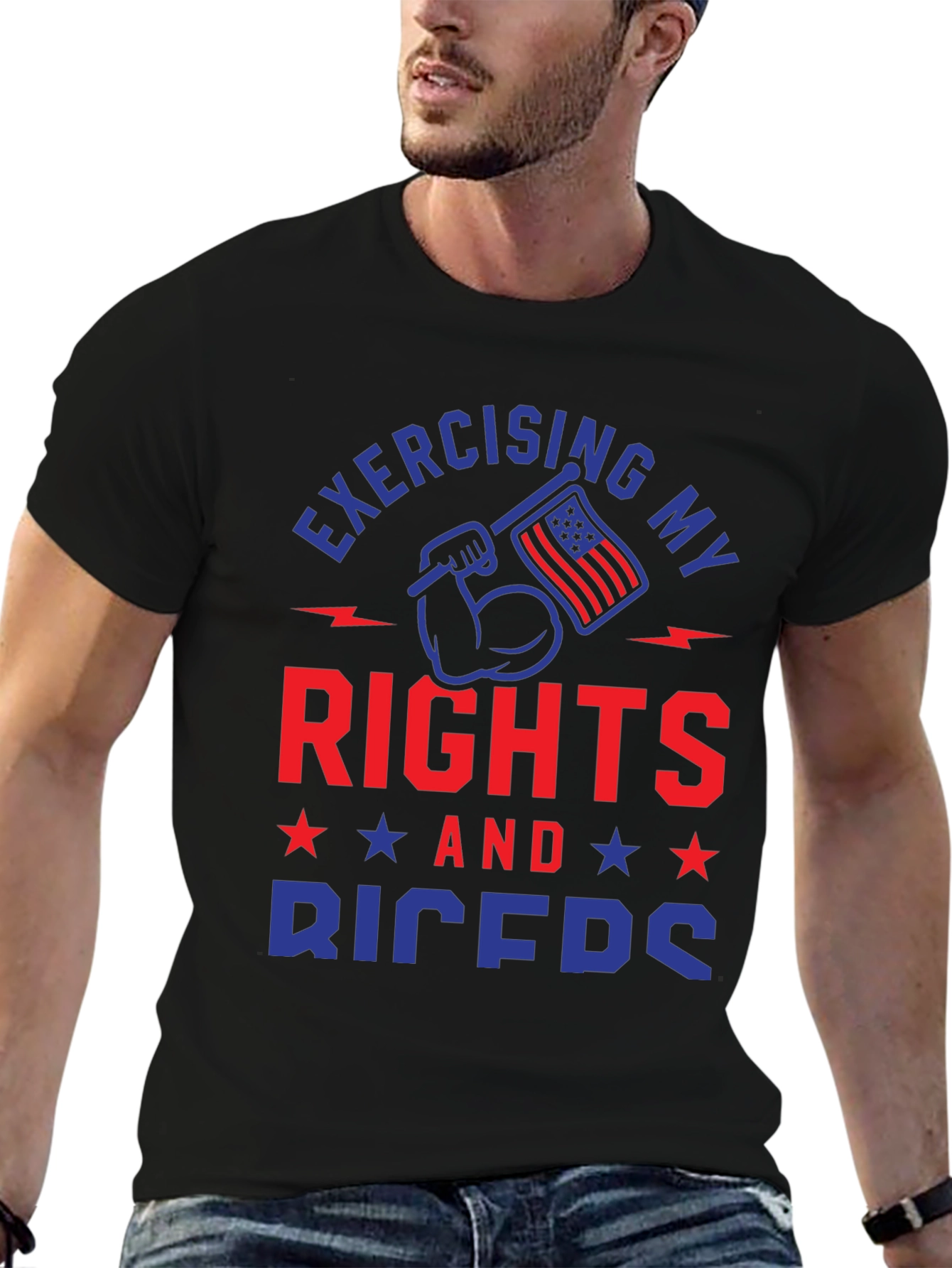 Exercising Rights and Biceps Graphic T-Shirt
