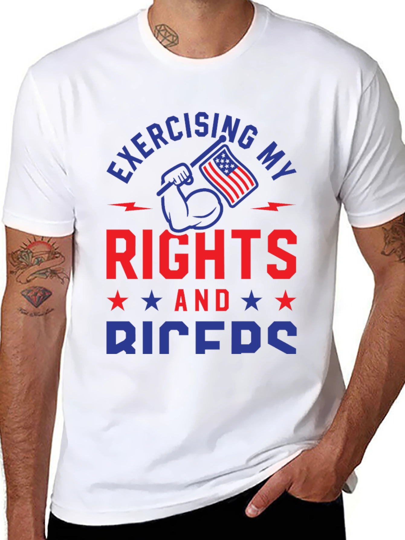 Exercising Rights and Biceps Graphic T-Shirt