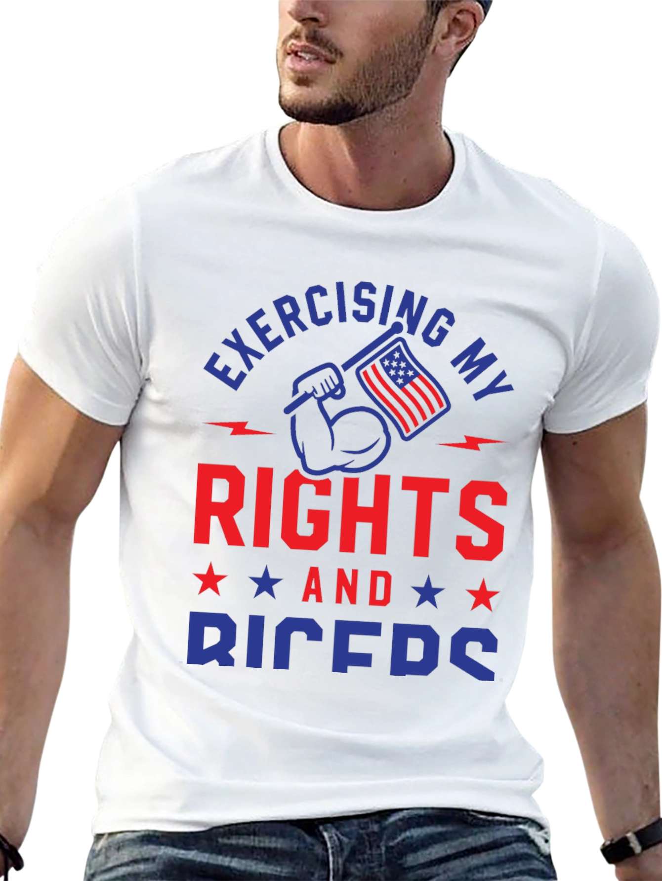 Exercising Rights and Biceps Graphic T-Shirt