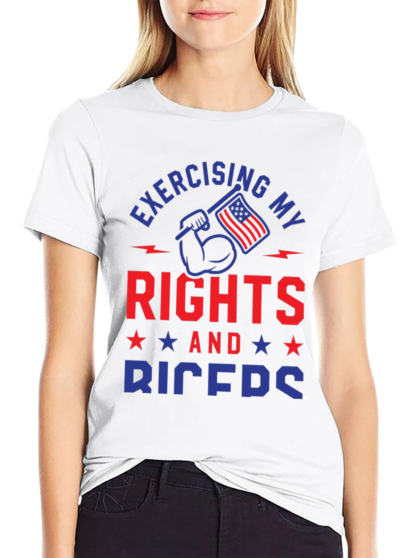 Exercising Rights and Biceps Graphic T-Shirt