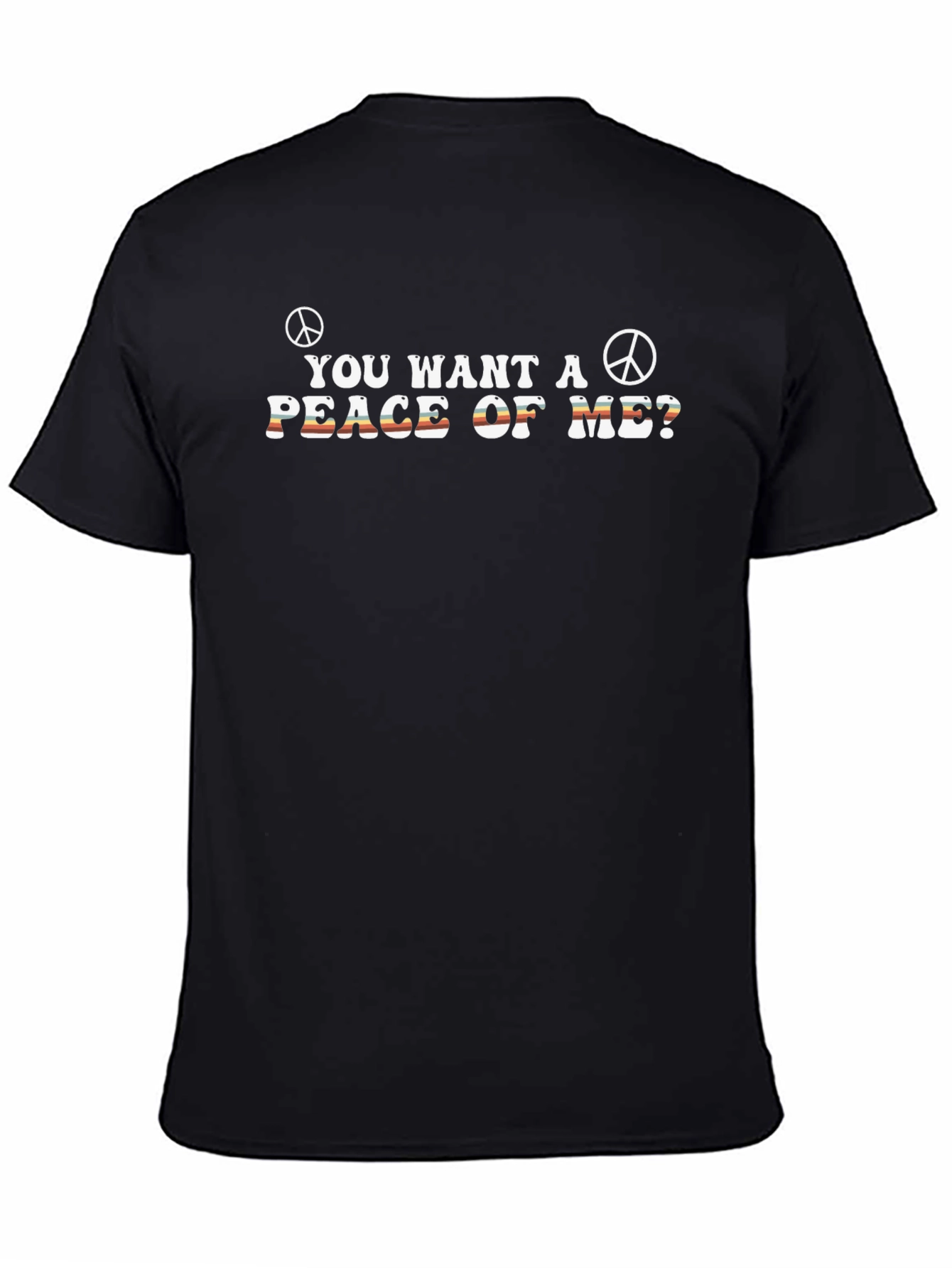 Peace of Me Retro T-Shirt - 70s Hippie Style