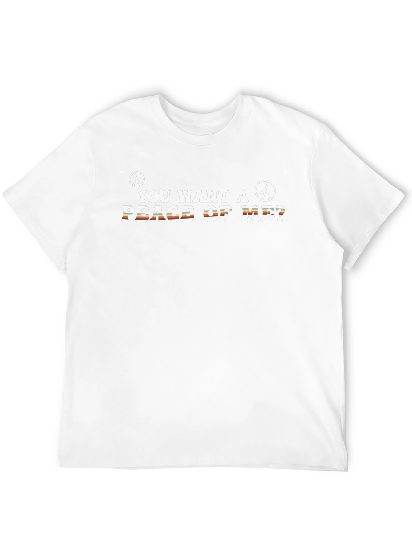 Peace of Me Retro T-Shirt - 70s Hippie Style