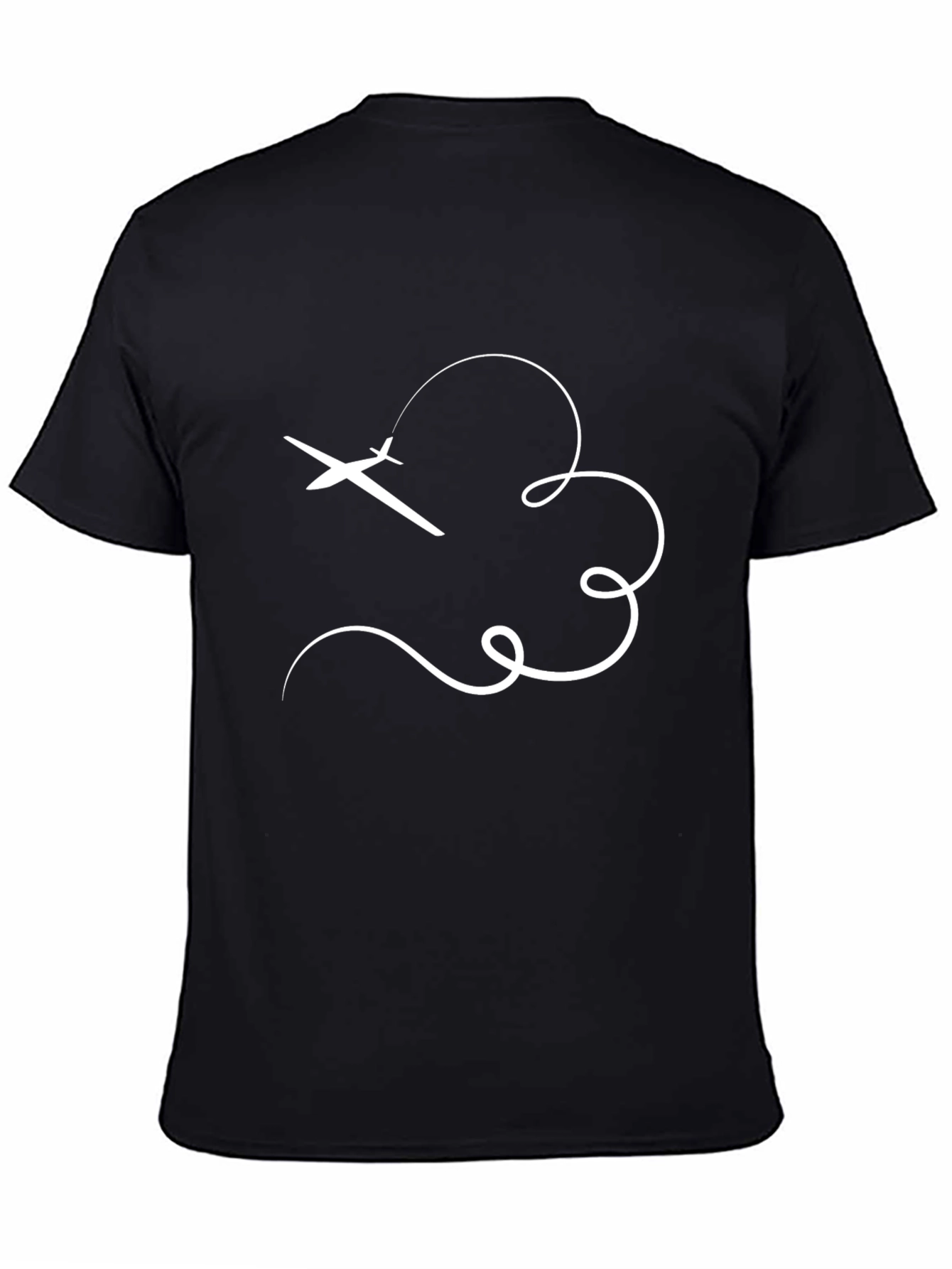 Airplane Trail Tee - Stylish Graphic T-Shirt