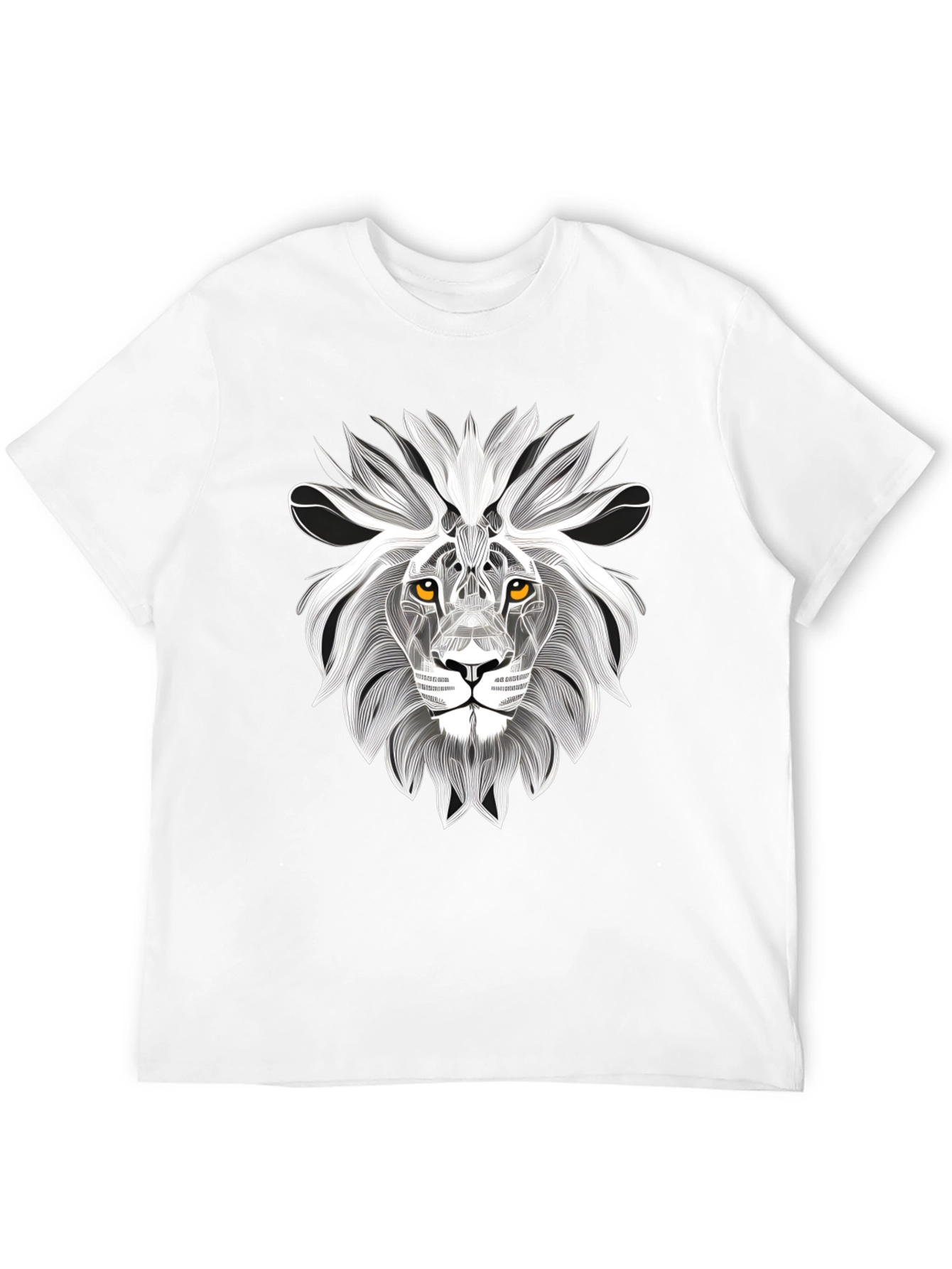 Lion Graphic Tee - Modern Style
