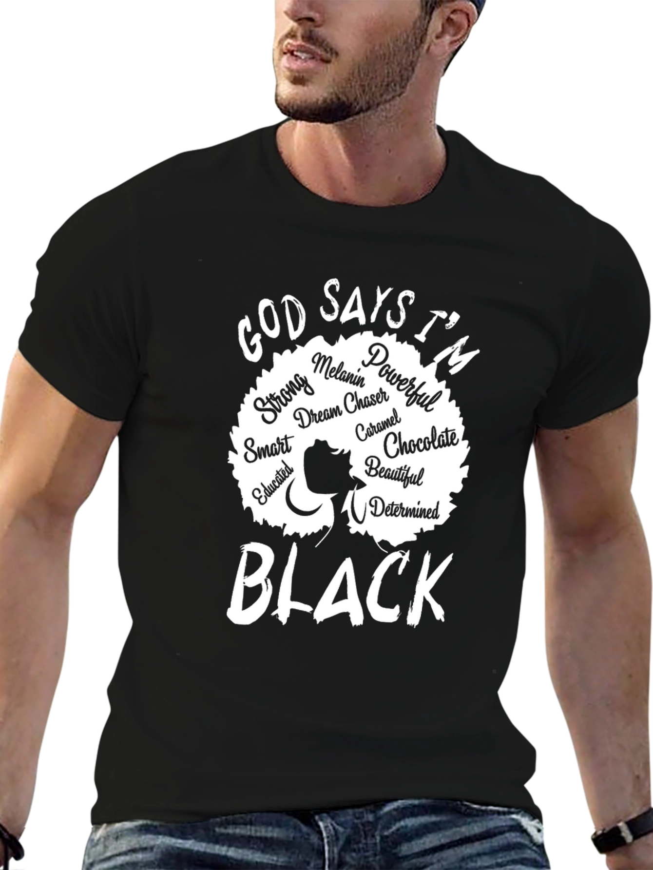 God Says Im Black T-Shirt