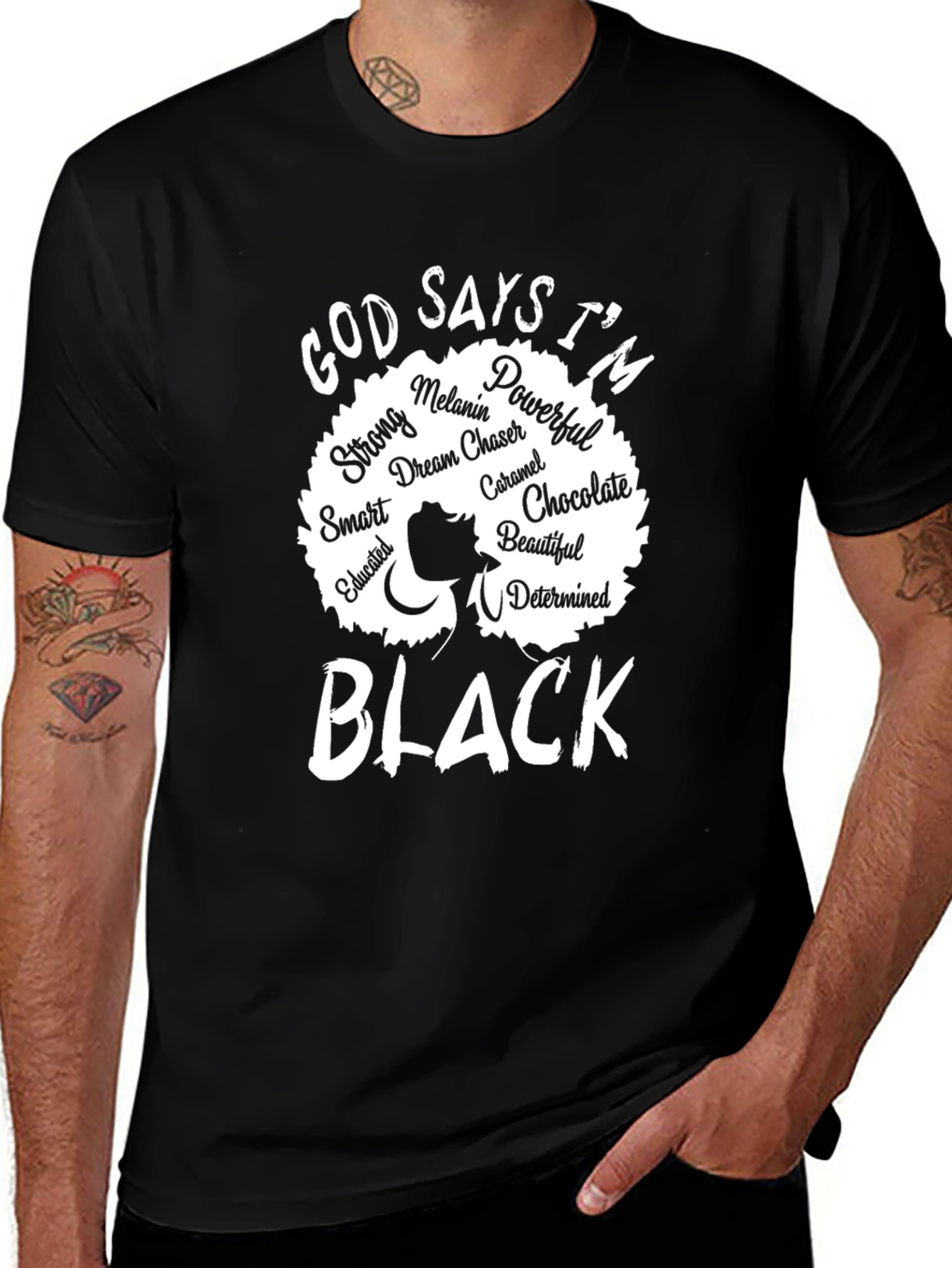 God Says Im Black T-Shirt