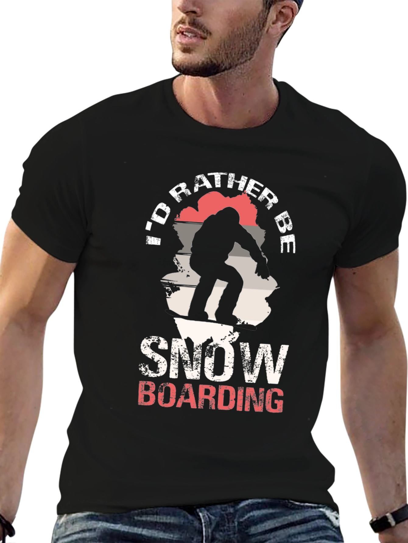 Snowboarding T-Shirt - Id Rather Be
