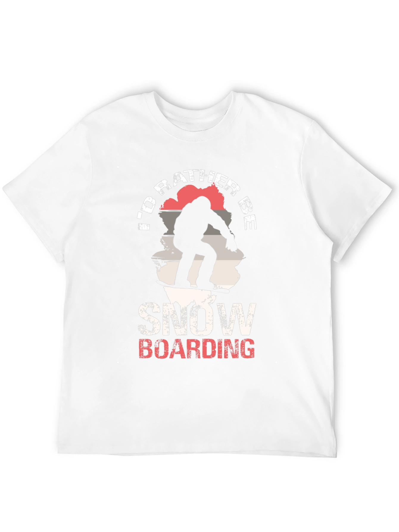 Snowboarding T-Shirt - Id Rather Be