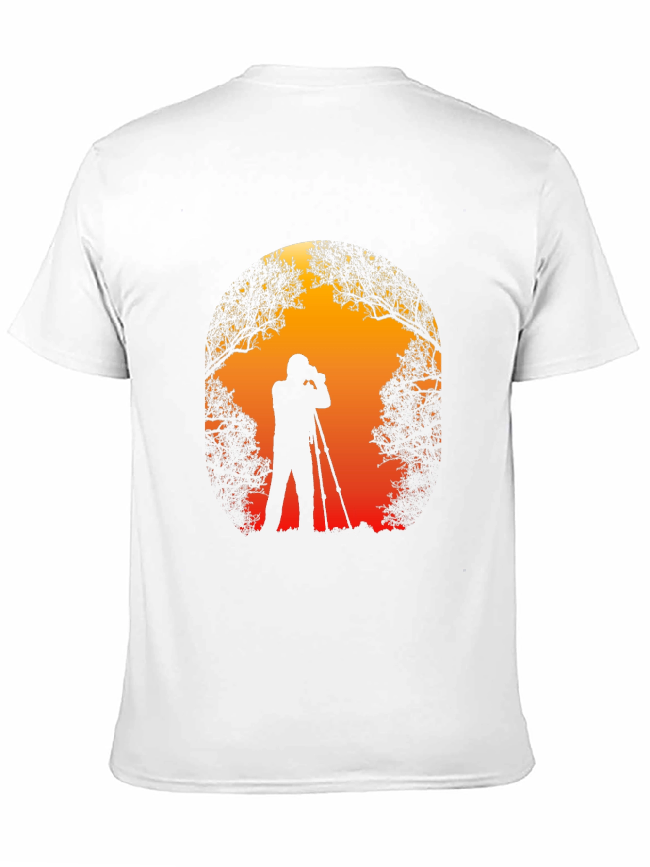 Photographer Silhouette Graphic T-Shirt