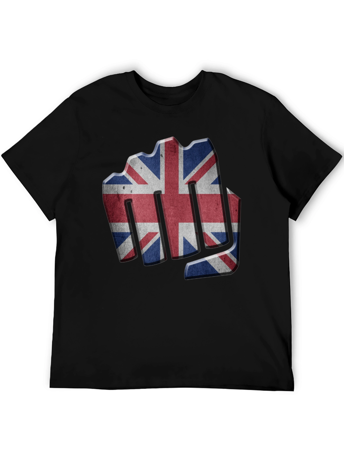 Union Jack Fist Black T-Shirt