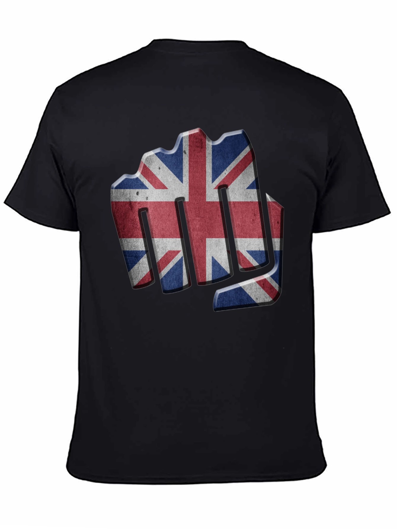 Union Jack Fist Black T-Shirt