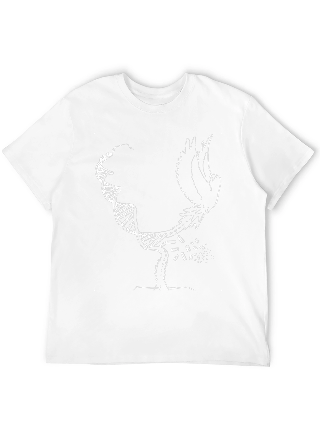 Black Graphic Tee - DNA & Bird