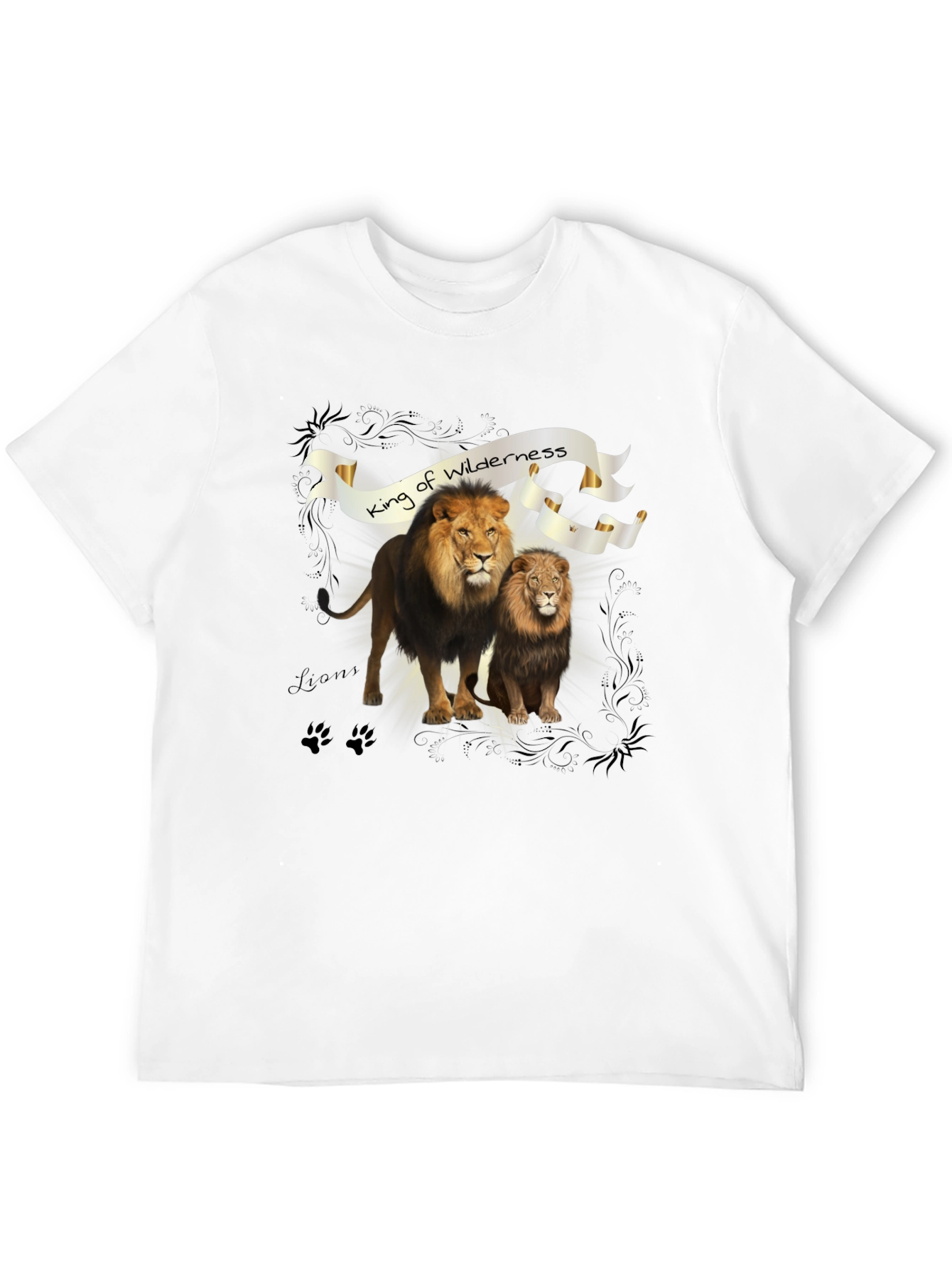 King of Wilderness Lion Graphic Tee
