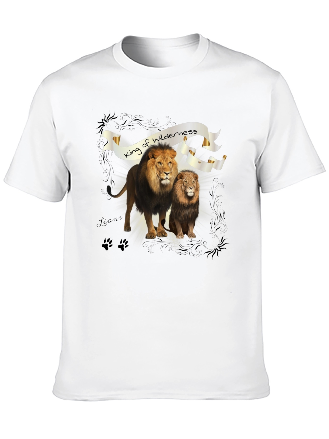 King of Wilderness Lion Graphic Tee