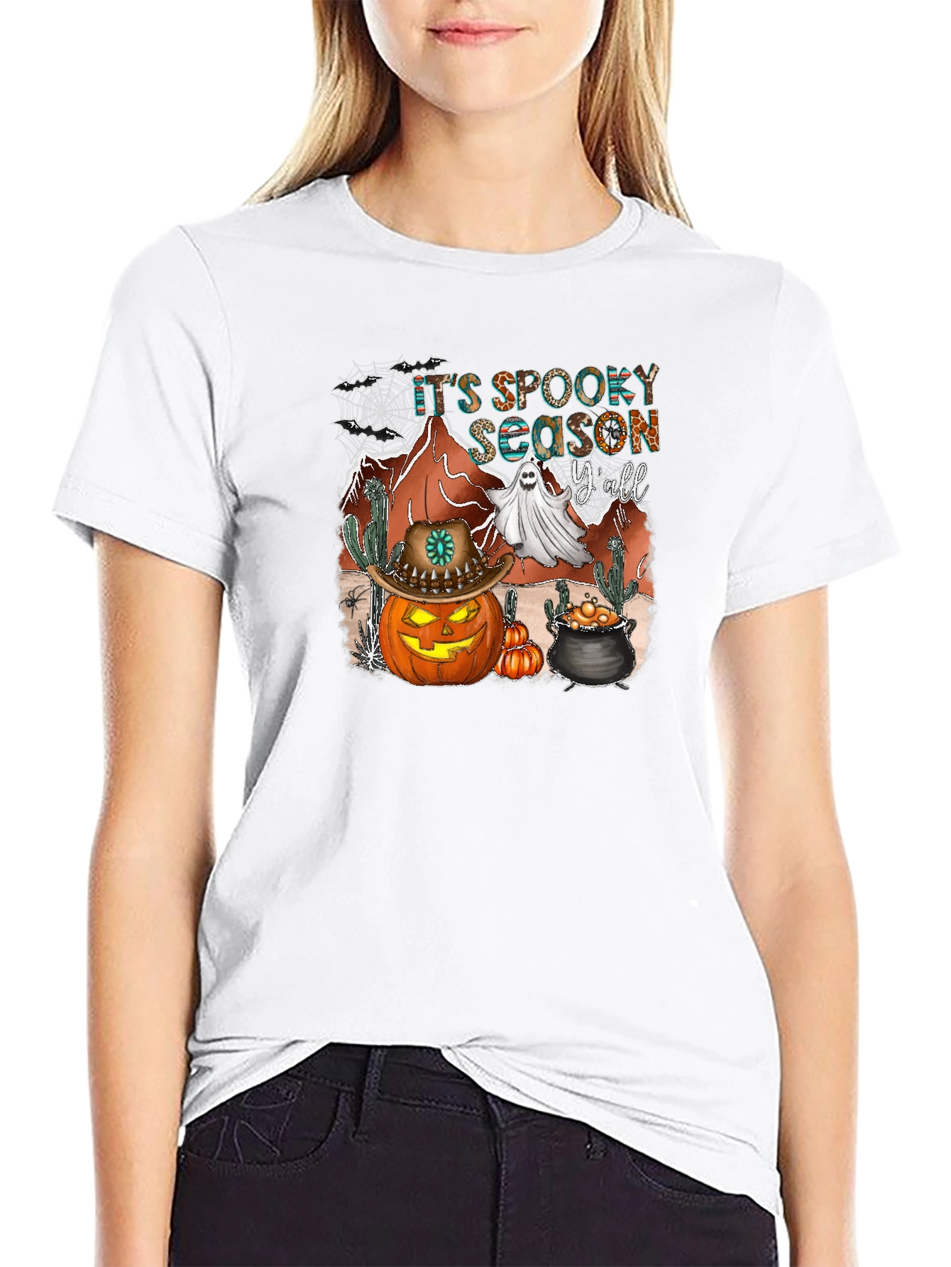 Spooky Season Halloween Graphic T-Shirt