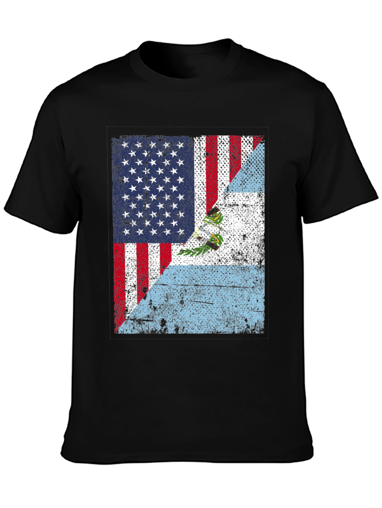 USA Guatemala Flag T-Shirt