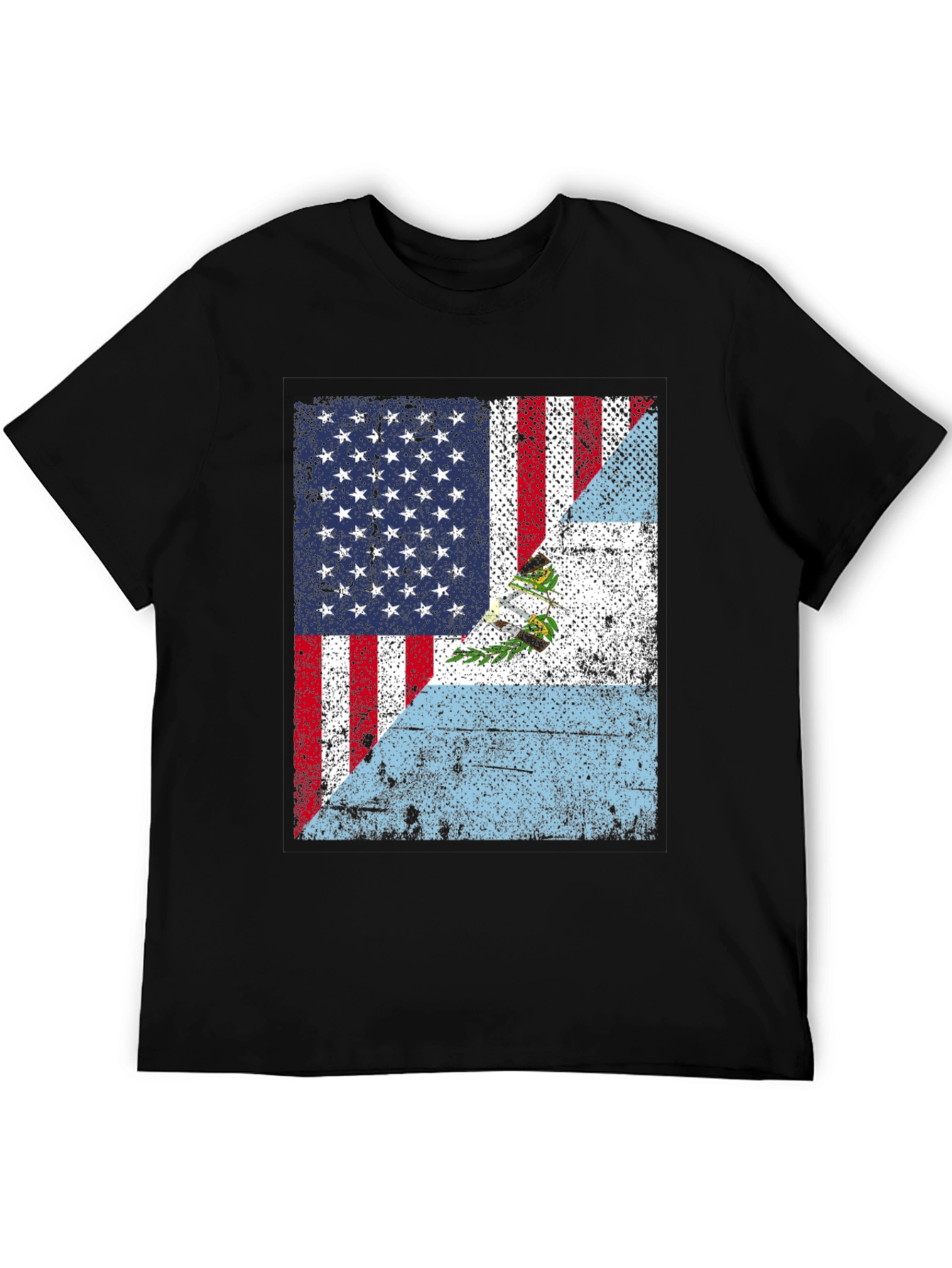 USA Guatemala Flag T-Shirt