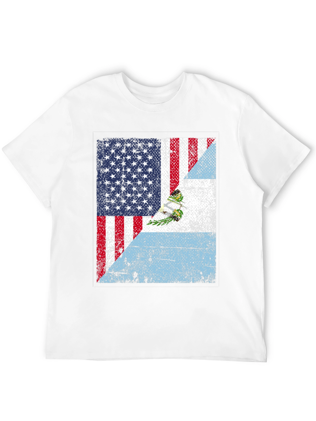 USA Guatemala Flag T-Shirt