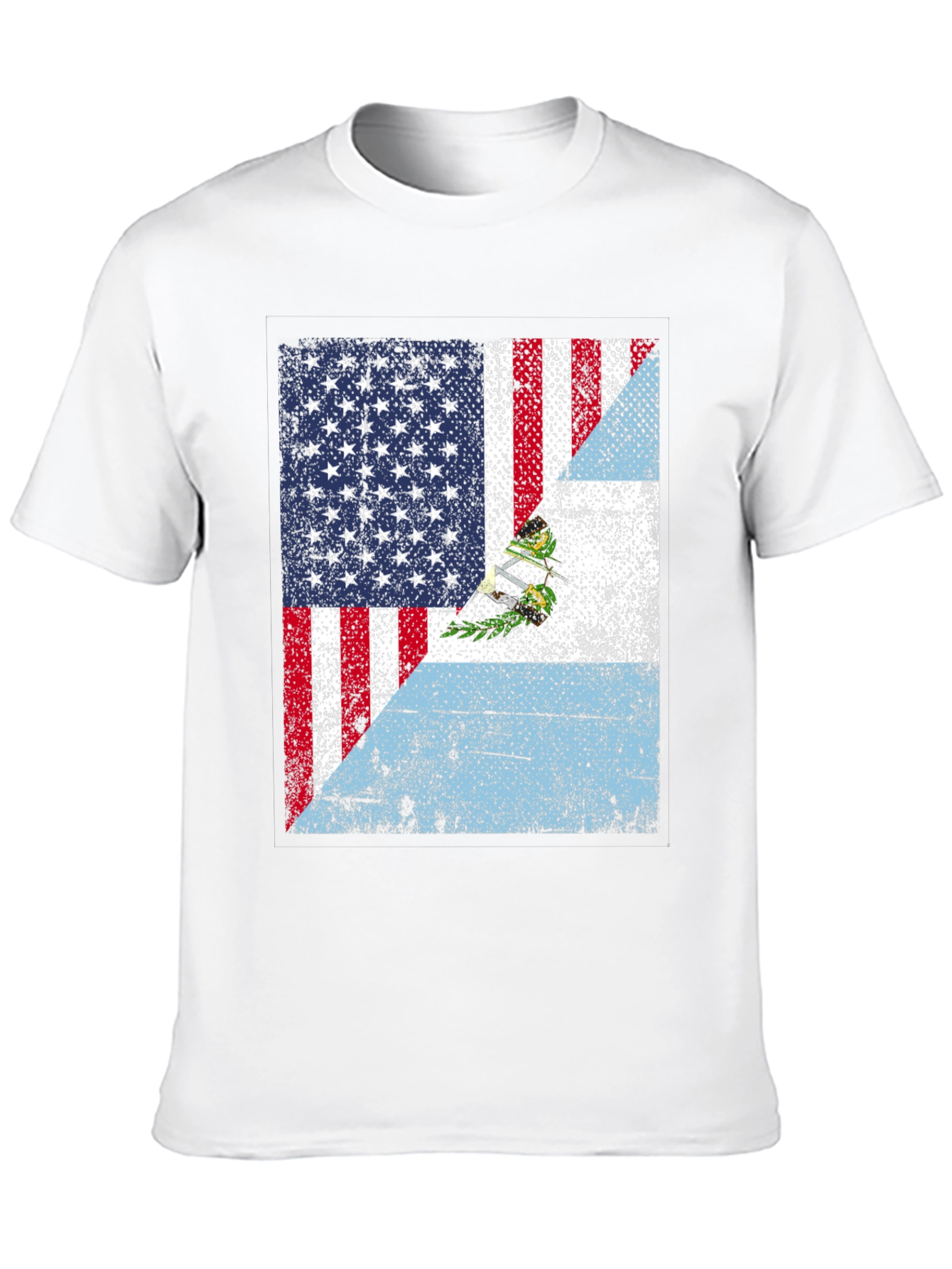 USA Guatemala Flag T-Shirt
