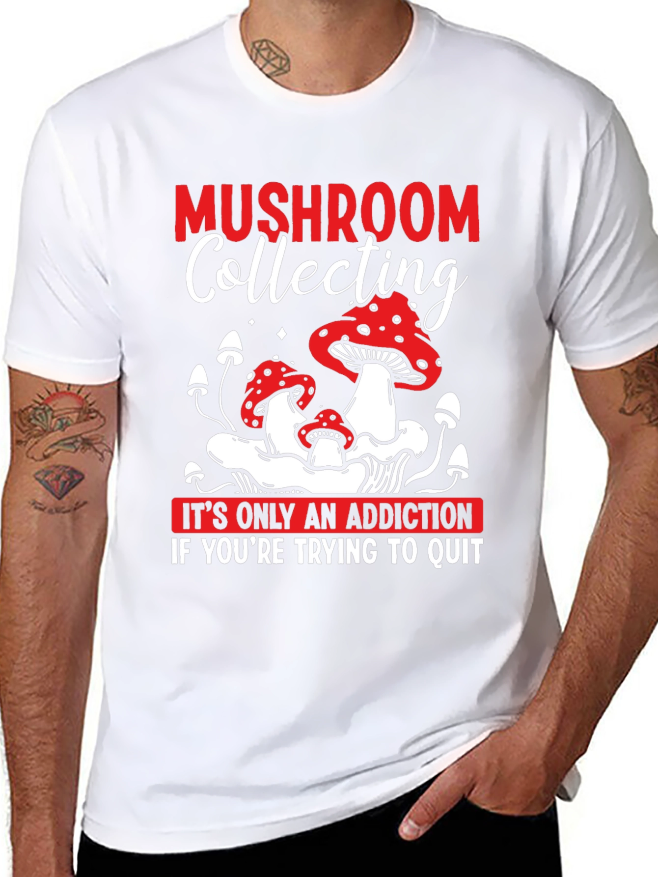 Mushroom Collecting Addiction T-Shirt