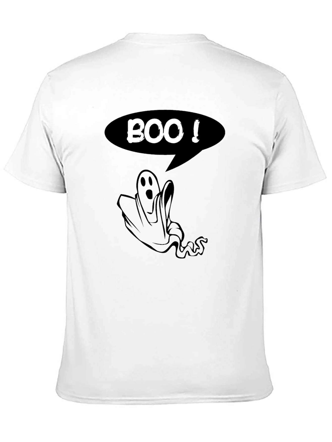Boo! Ghost Graphic Black T-Shirt