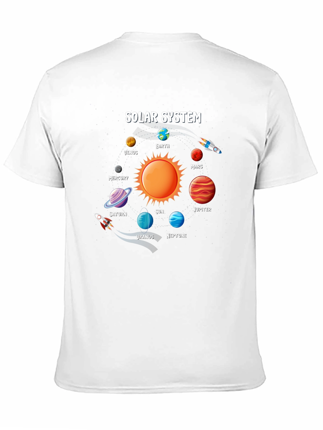 Solar System Planets Graphic T-Shirt