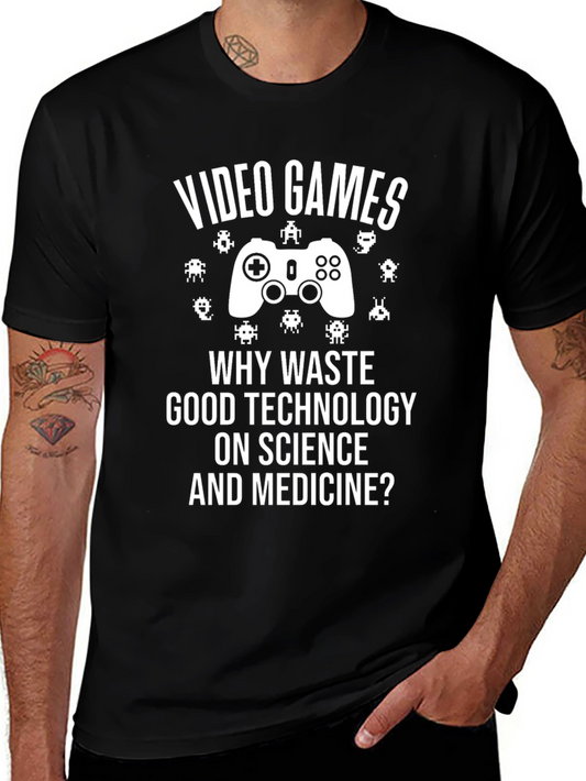 Video Games T-Shirt: Science & Medicine Humor Tee