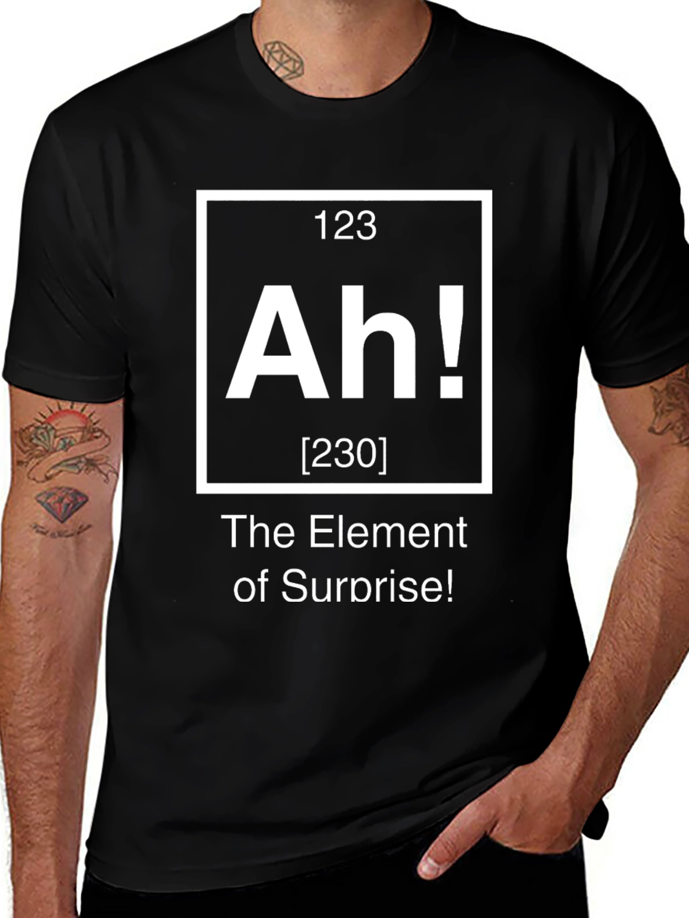 Element of Surprise Funny Periodic Table T-Shirt