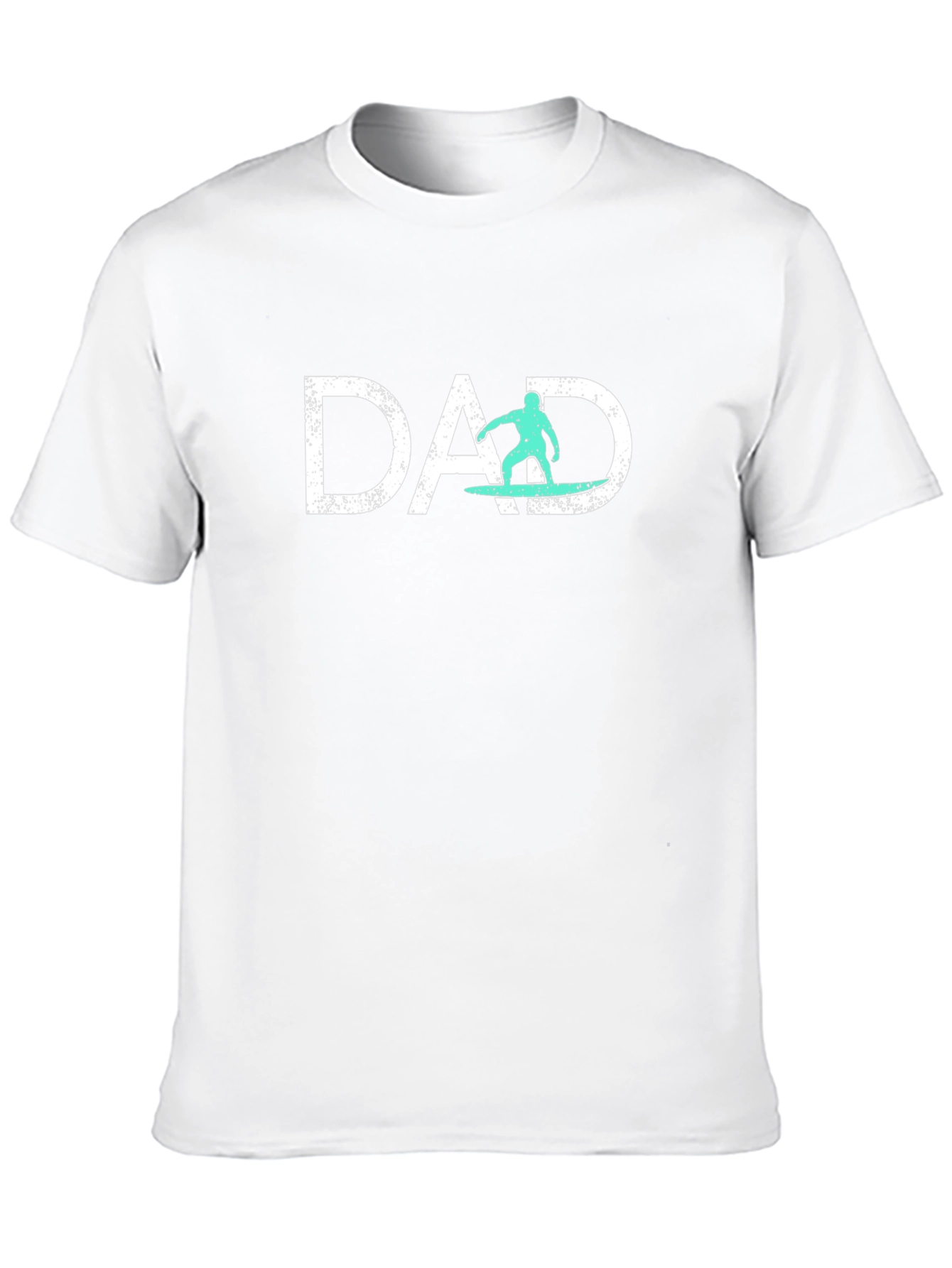 Dad Surfer Graphic Tee - Cool Fathers Day Shirt