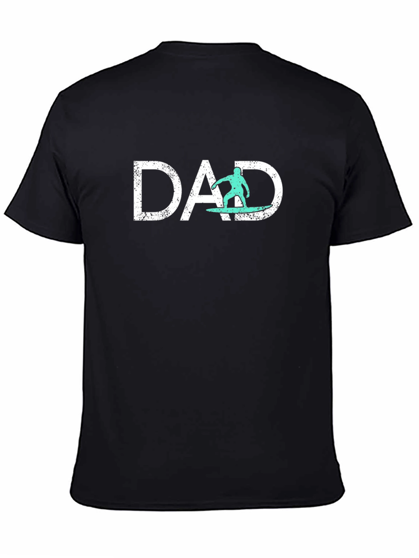 Dad Surfer Graphic Tee - Cool Fathers Day Shirt