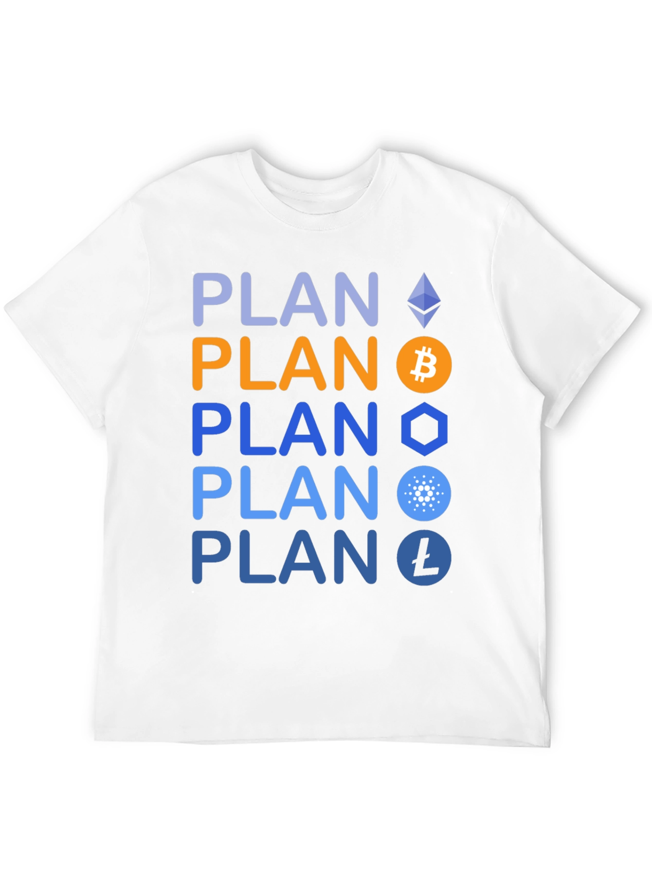 Crypto Investor T-Shirt - Blockchain Plan
