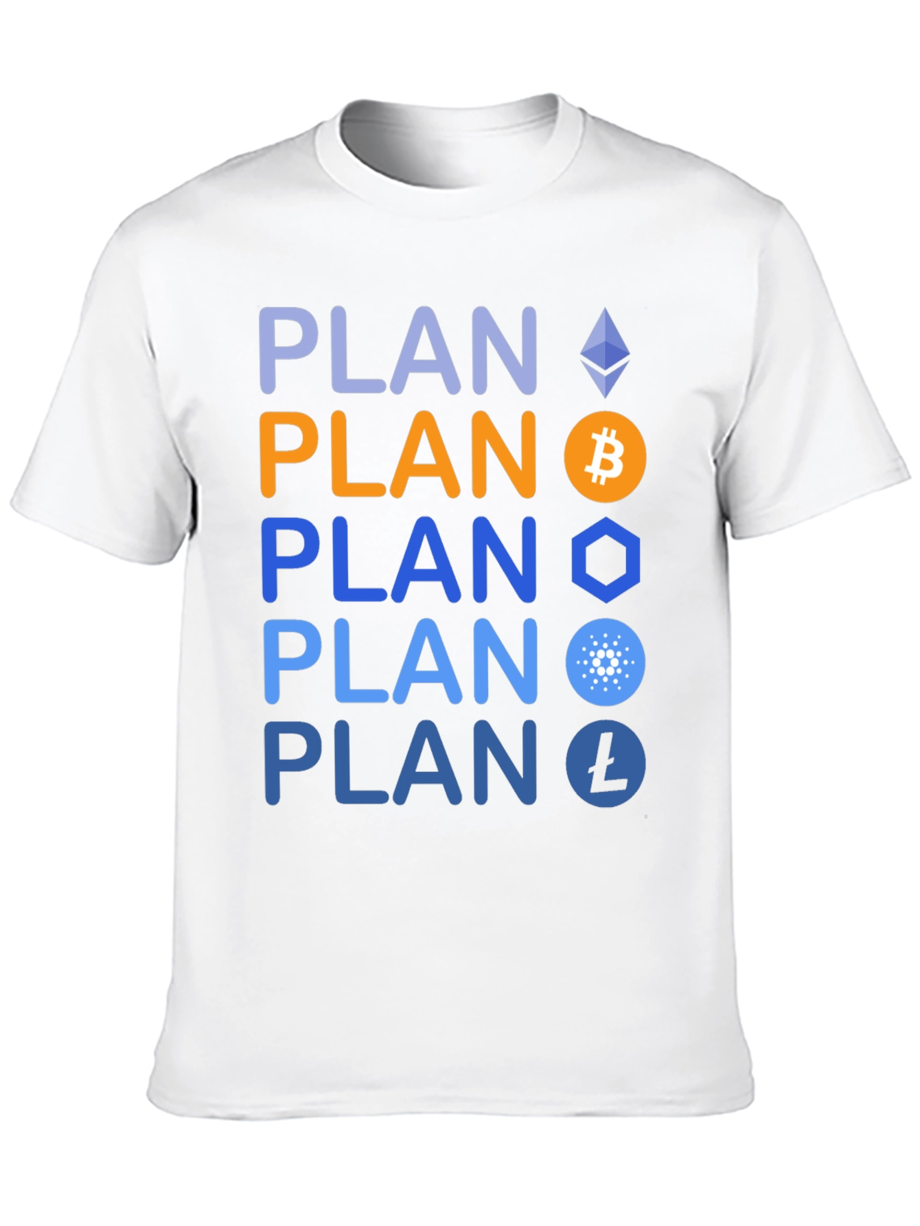 Crypto Investor T-Shirt - Blockchain Plan