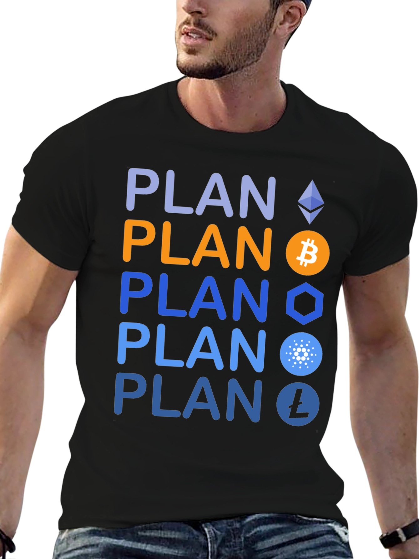 Crypto Investor T-Shirt - Blockchain Plan