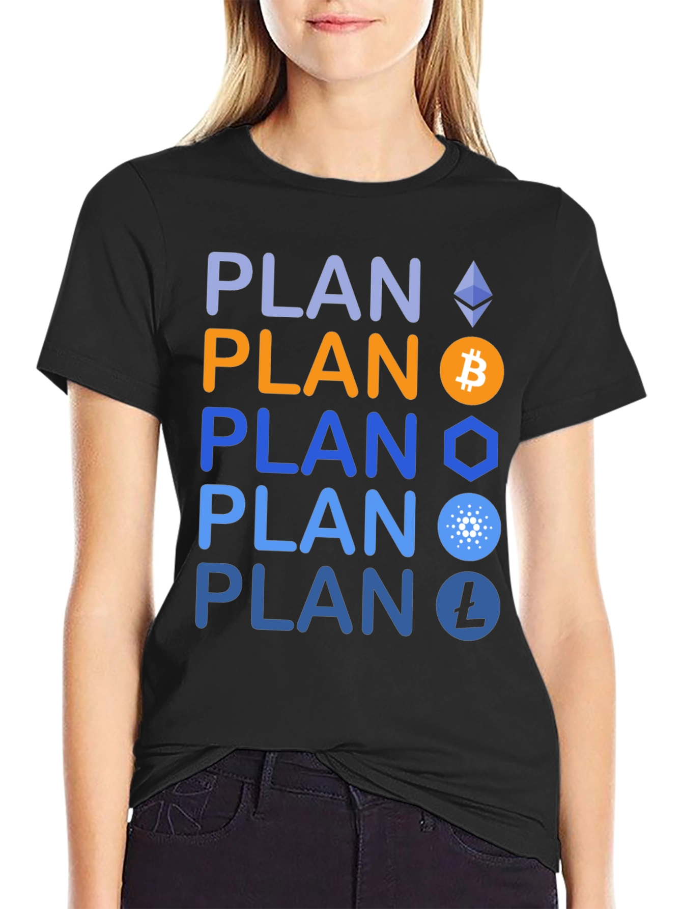 Crypto Investor T-Shirt - Blockchain Plan