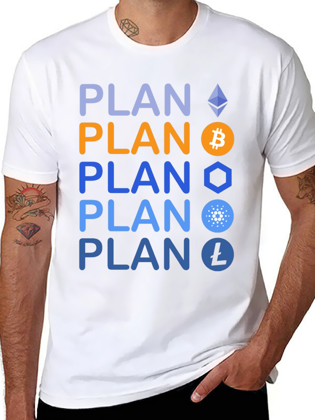 Crypto Investor T-Shirt - Blockchain Plan