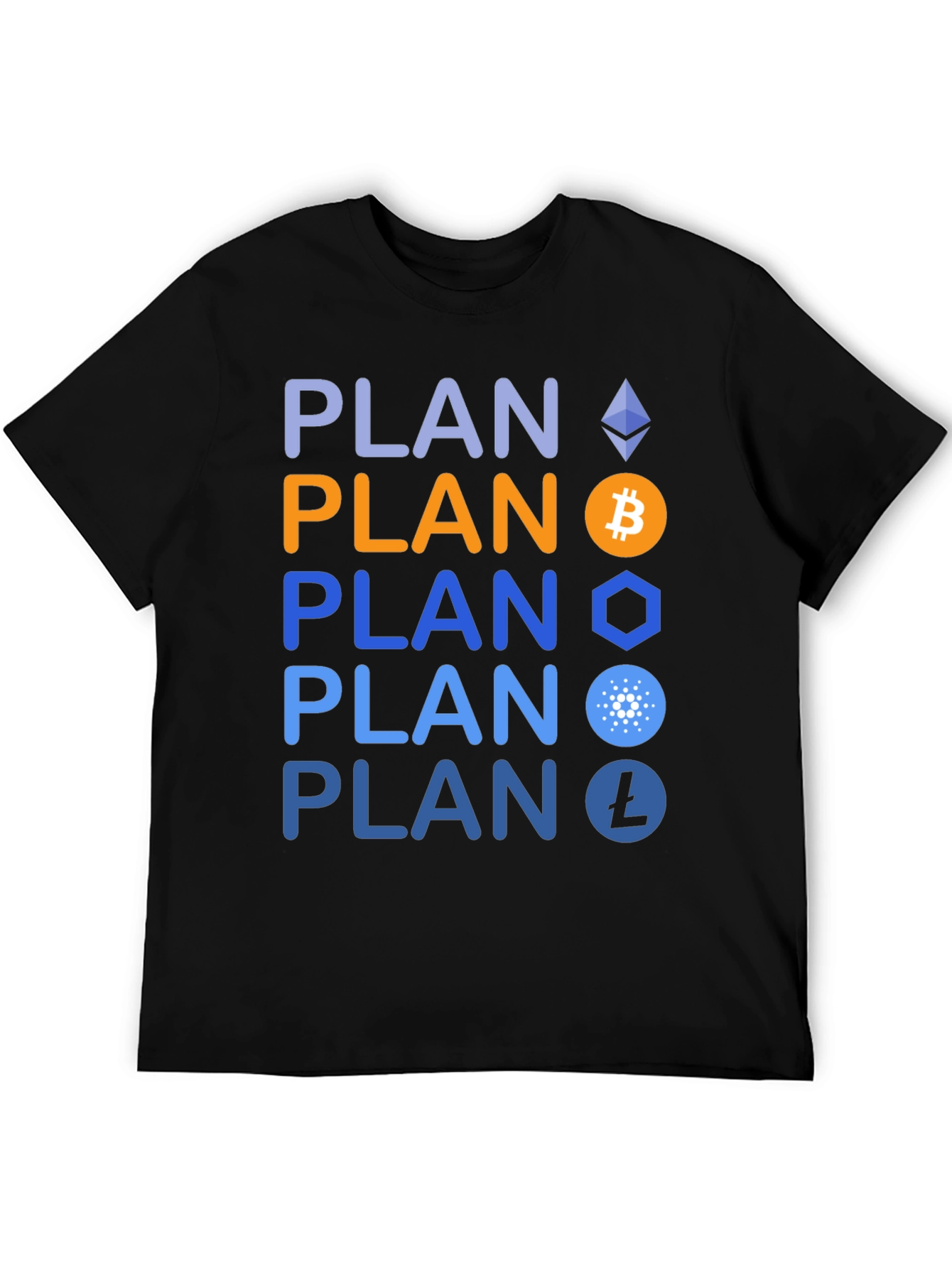 Crypto Investor T-Shirt - Blockchain Plan