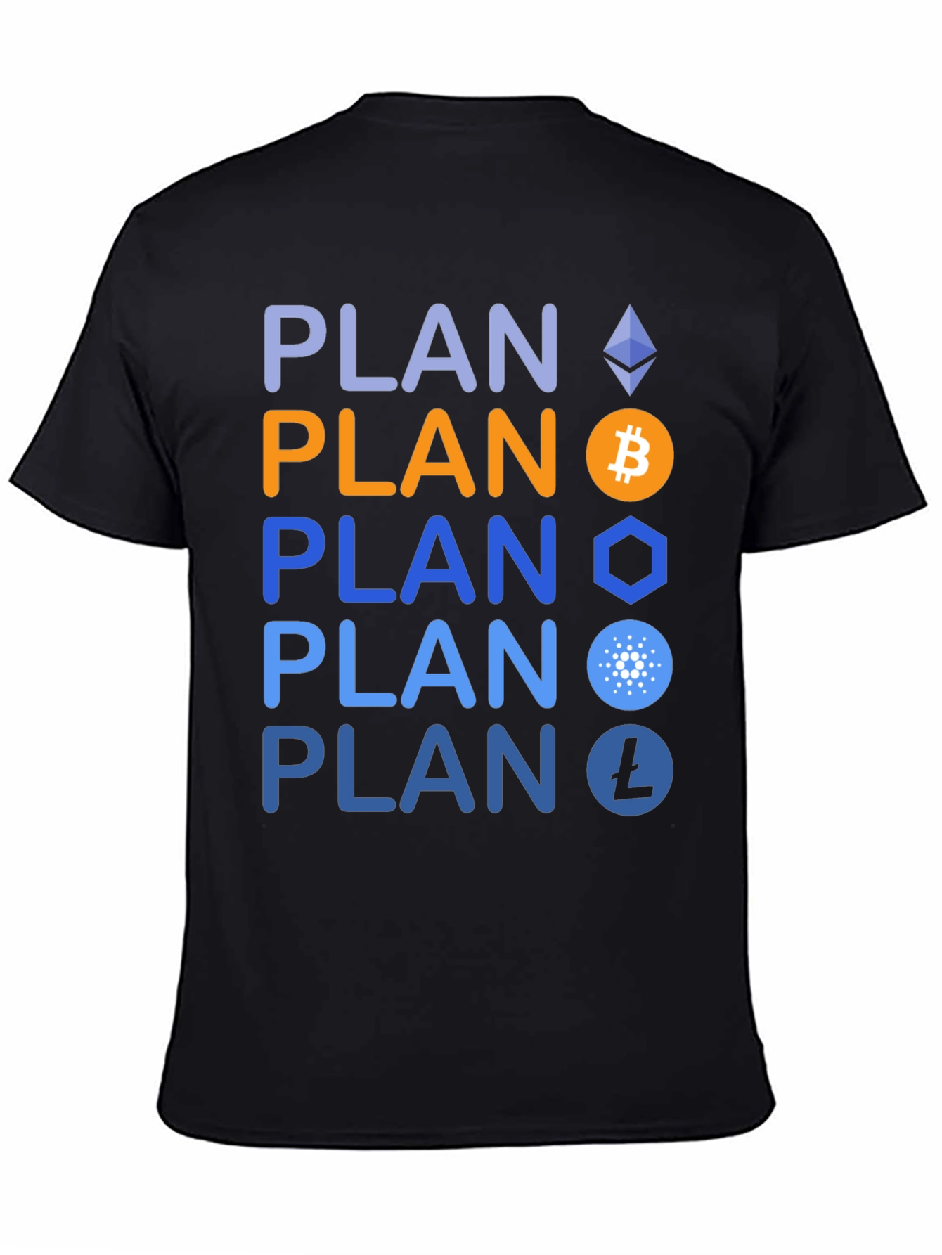 Crypto Investor T-Shirt - Blockchain Plan