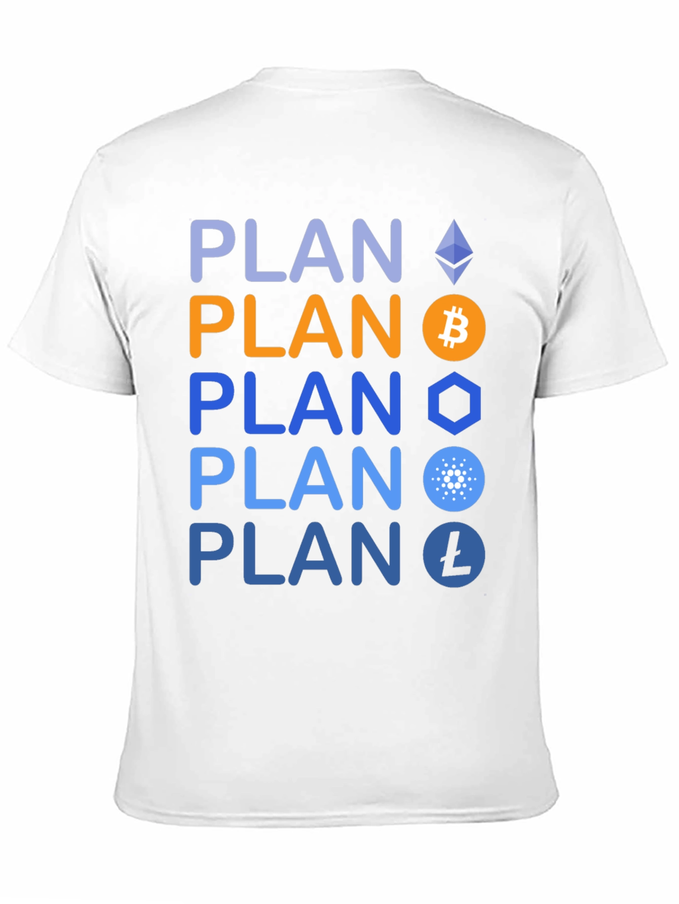 Crypto Investor T-Shirt - Blockchain Plan