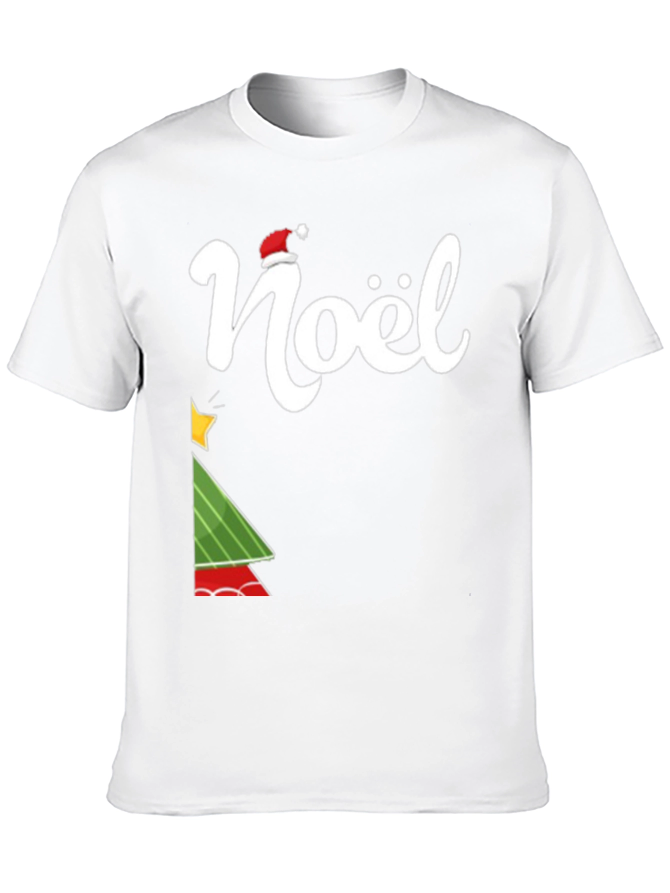 Noel Christmas Tree Graphic Tee - Holiday T-Shirt