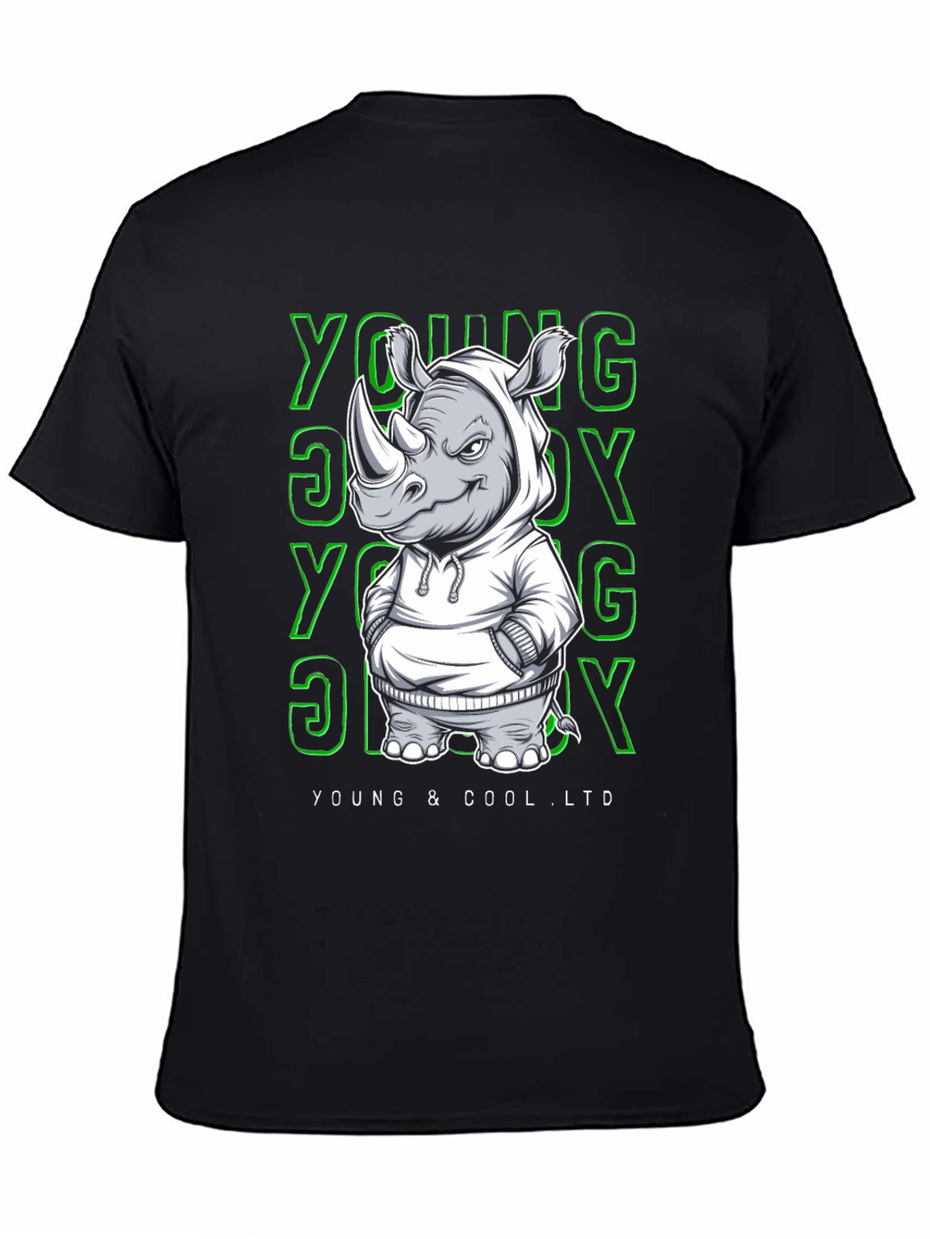 Cool Rhino Graphic Tee - Young & Cool LTD