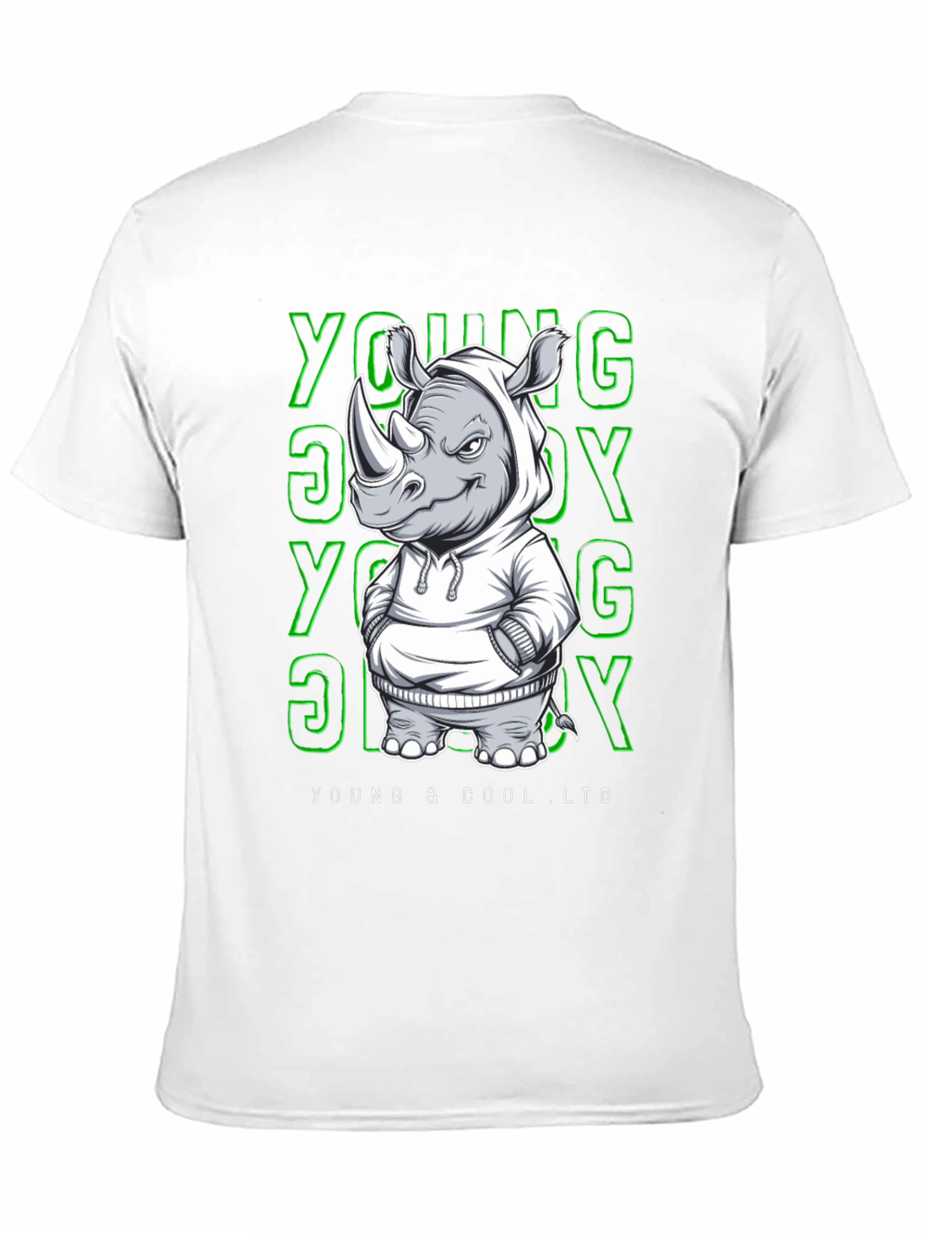 Cool Rhino Graphic Tee - Young & Cool LTD