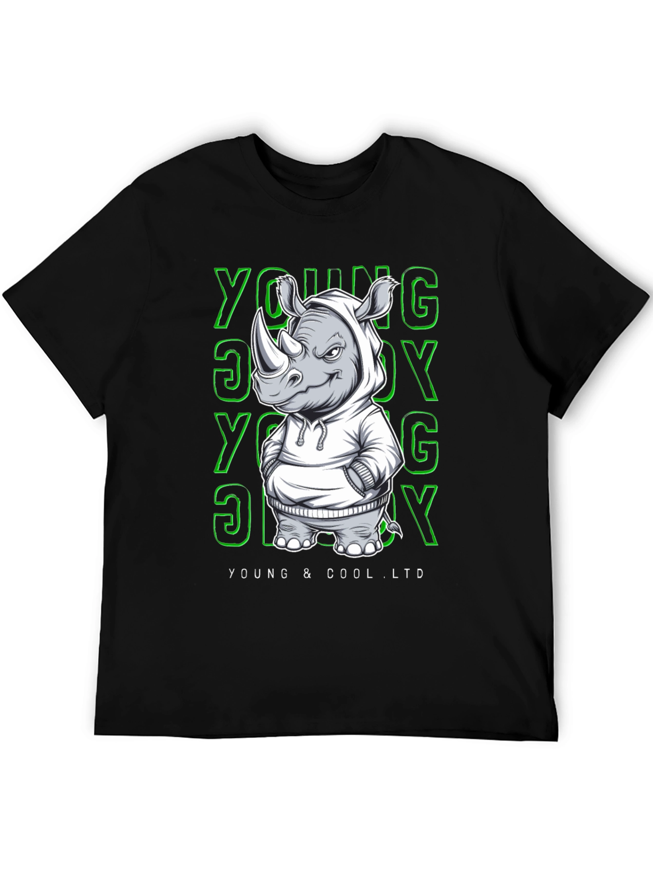 Cool Rhino Graphic Tee - Young & Cool LTD