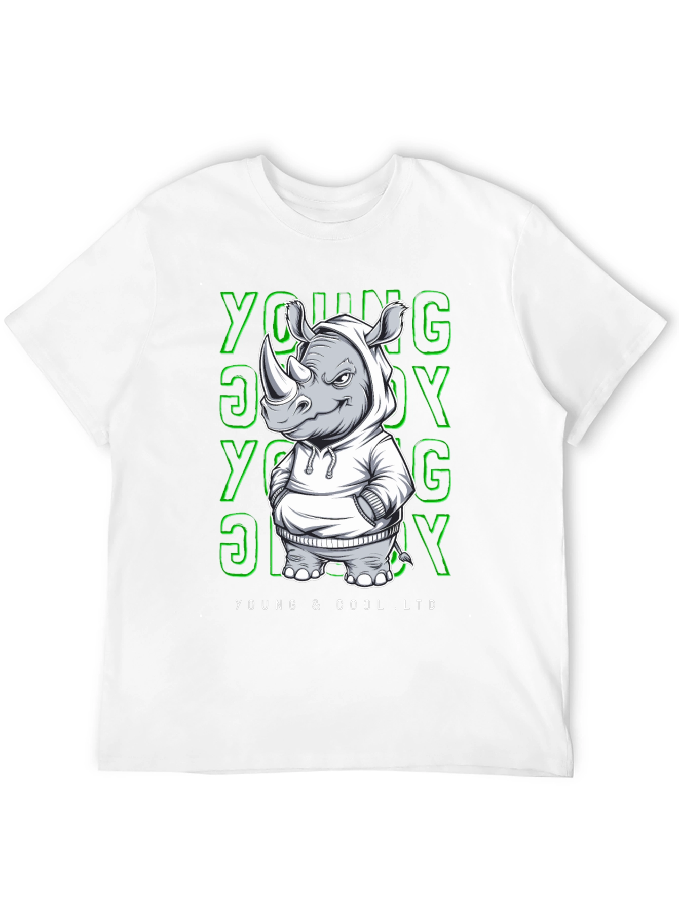 Cool Rhino Graphic Tee - Young & Cool LTD