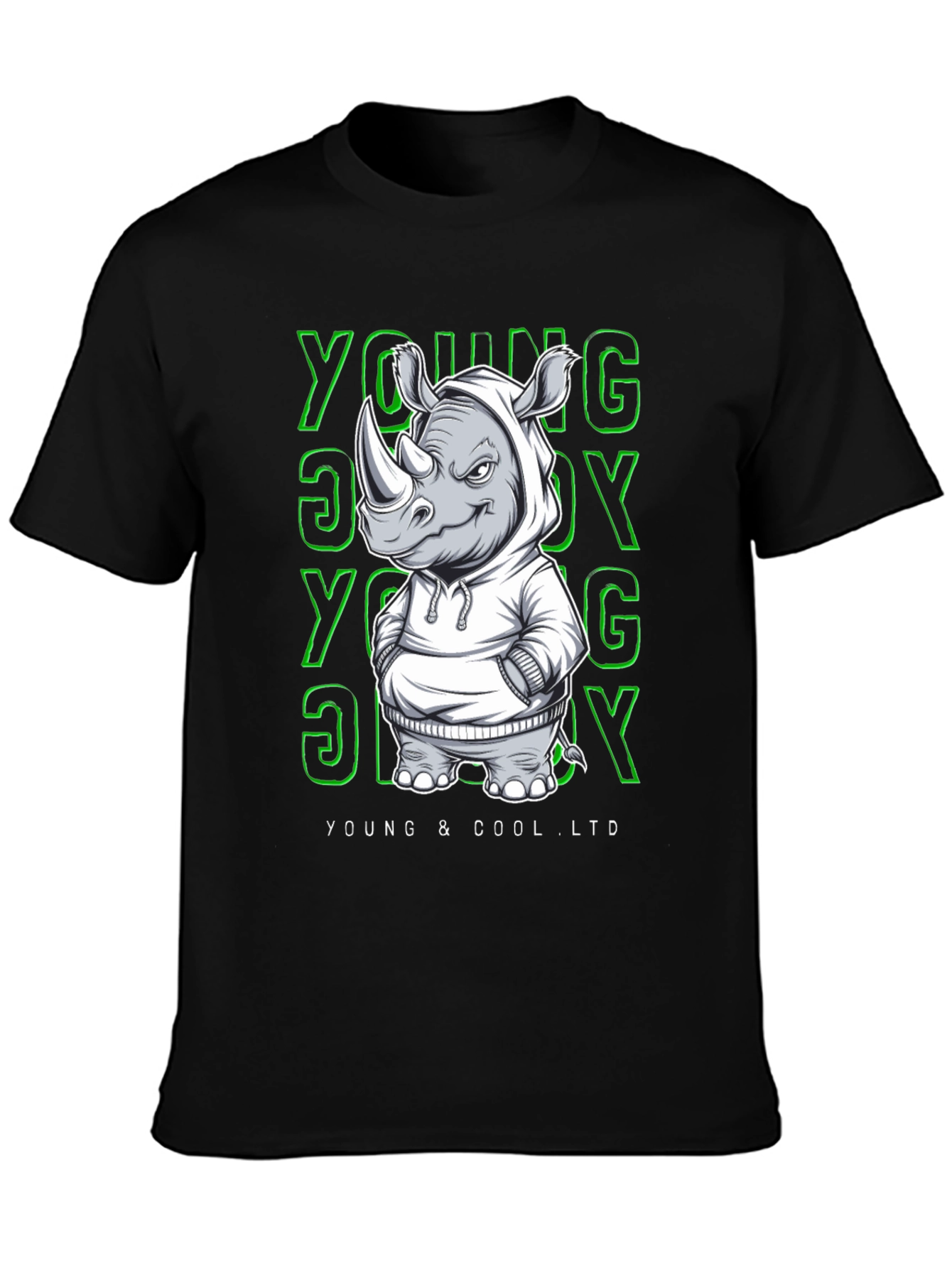 Cool Rhino Graphic Tee - Young & Cool LTD