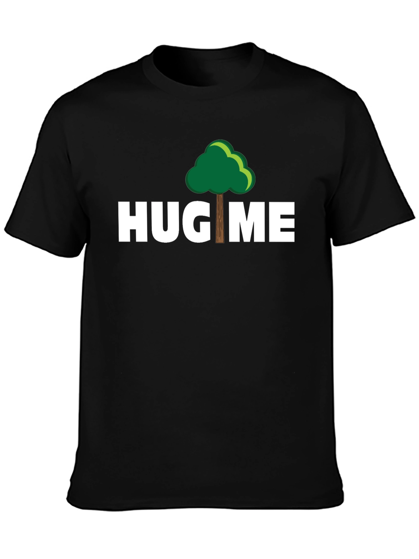 Hug Me Tree Graphic T-Shirt - Eco-Friendly Apparel