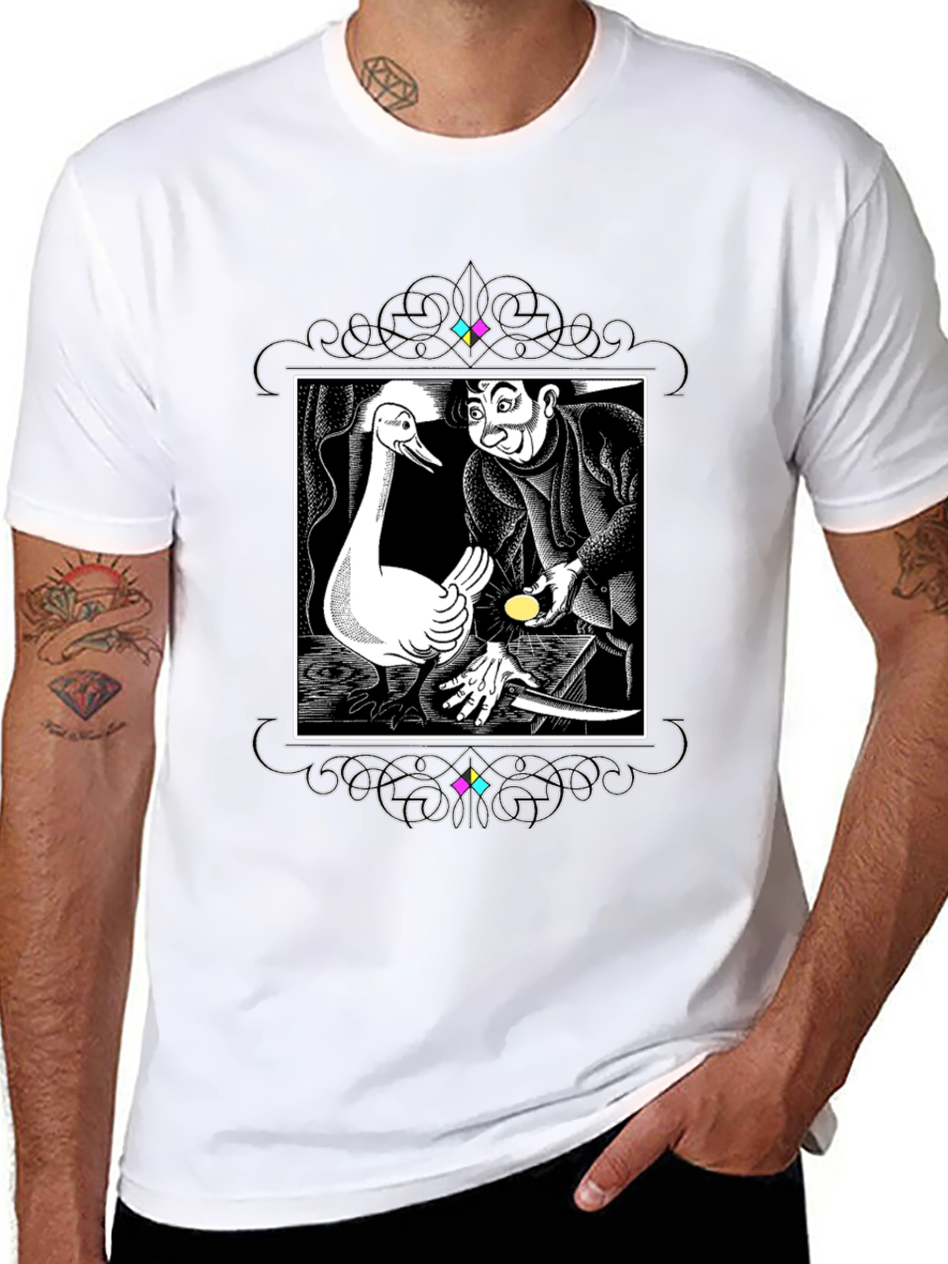 Golden Goose T-Shirt - Fairy Tale Graphic Tee