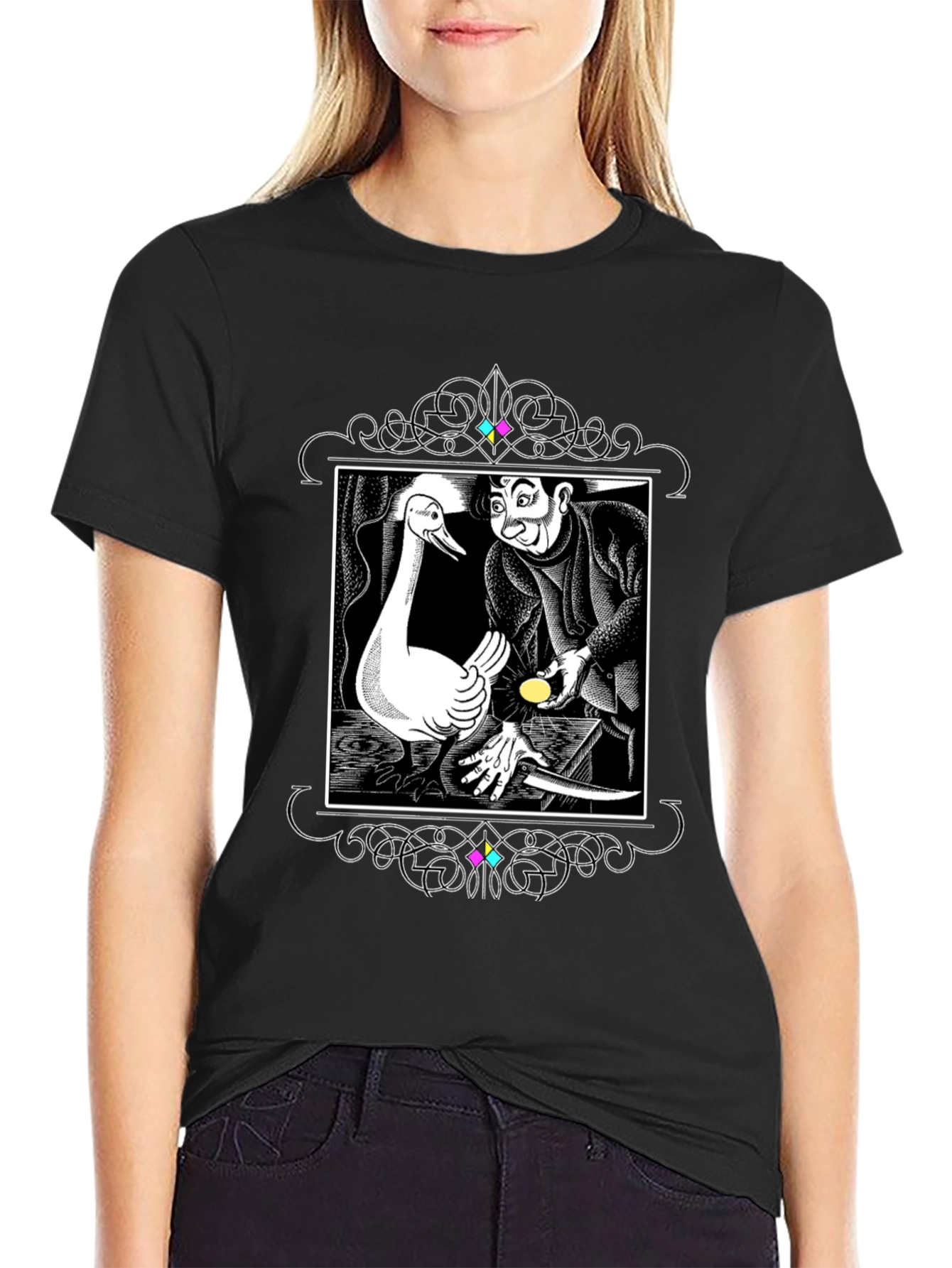 Golden Goose T-Shirt - Fairy Tale Graphic Tee