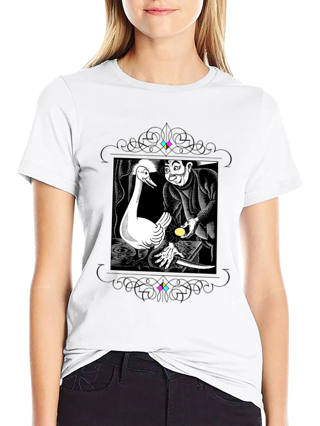 Golden Goose T-Shirt - Fairy Tale Graphic Tee