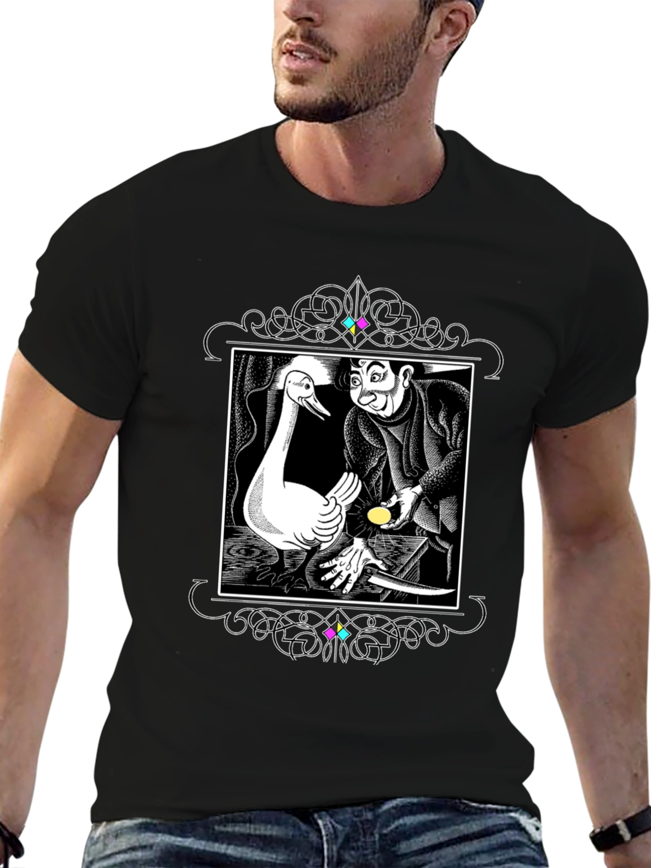 Golden Goose T-Shirt - Fairy Tale Graphic Tee