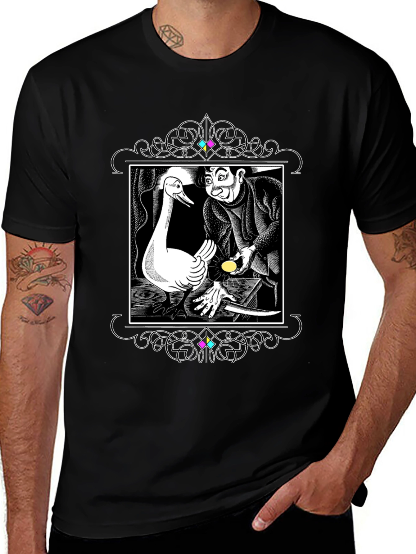 Golden Goose T-Shirt - Fairy Tale Graphic Tee